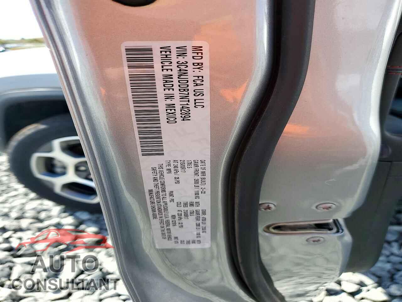 JEEP COMPASS 2022 - 3C4NJDDB7NT142894