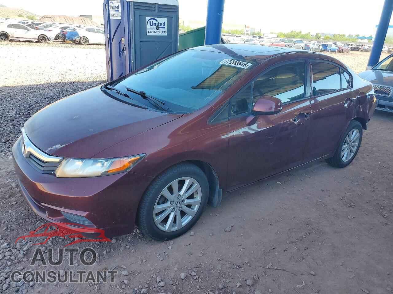 HONDA CIVIC 2012 - 19XFB2F85CE301534