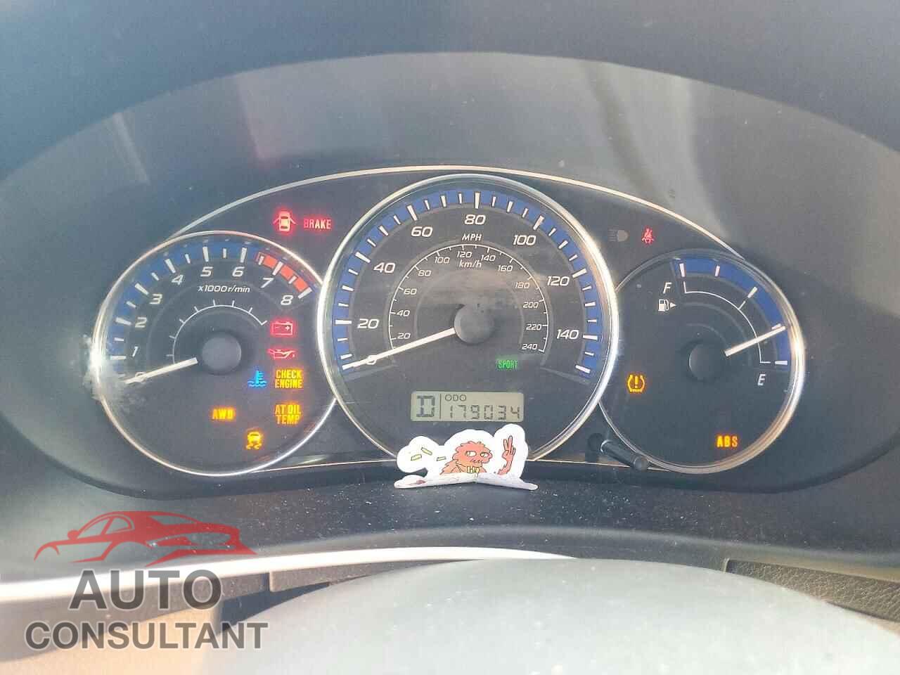 SUBARU FORESTER 2012 - JF2SHABC2CH434541