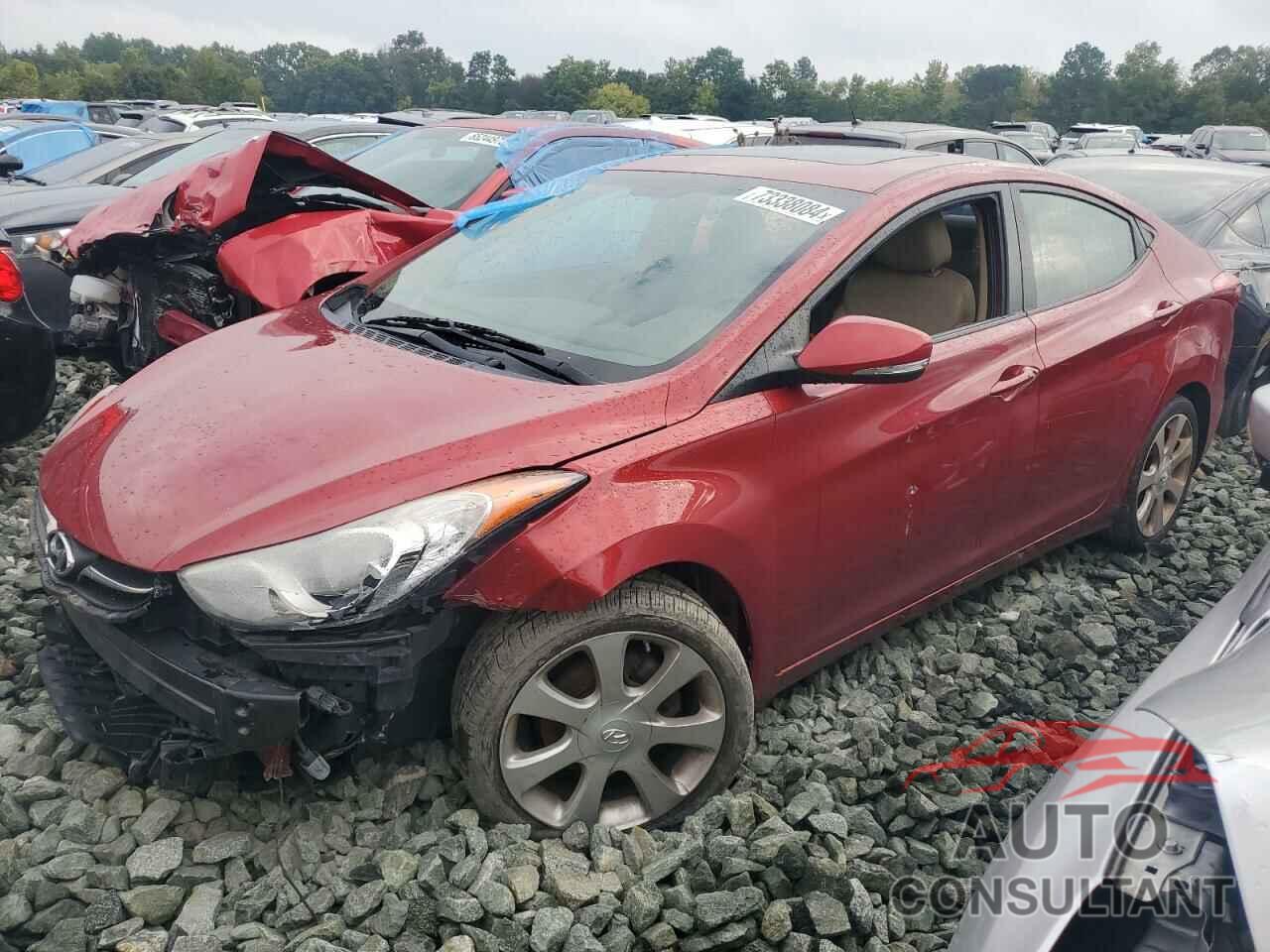 HYUNDAI ELANTRA 2011 - KMHDH4AE7BU099712