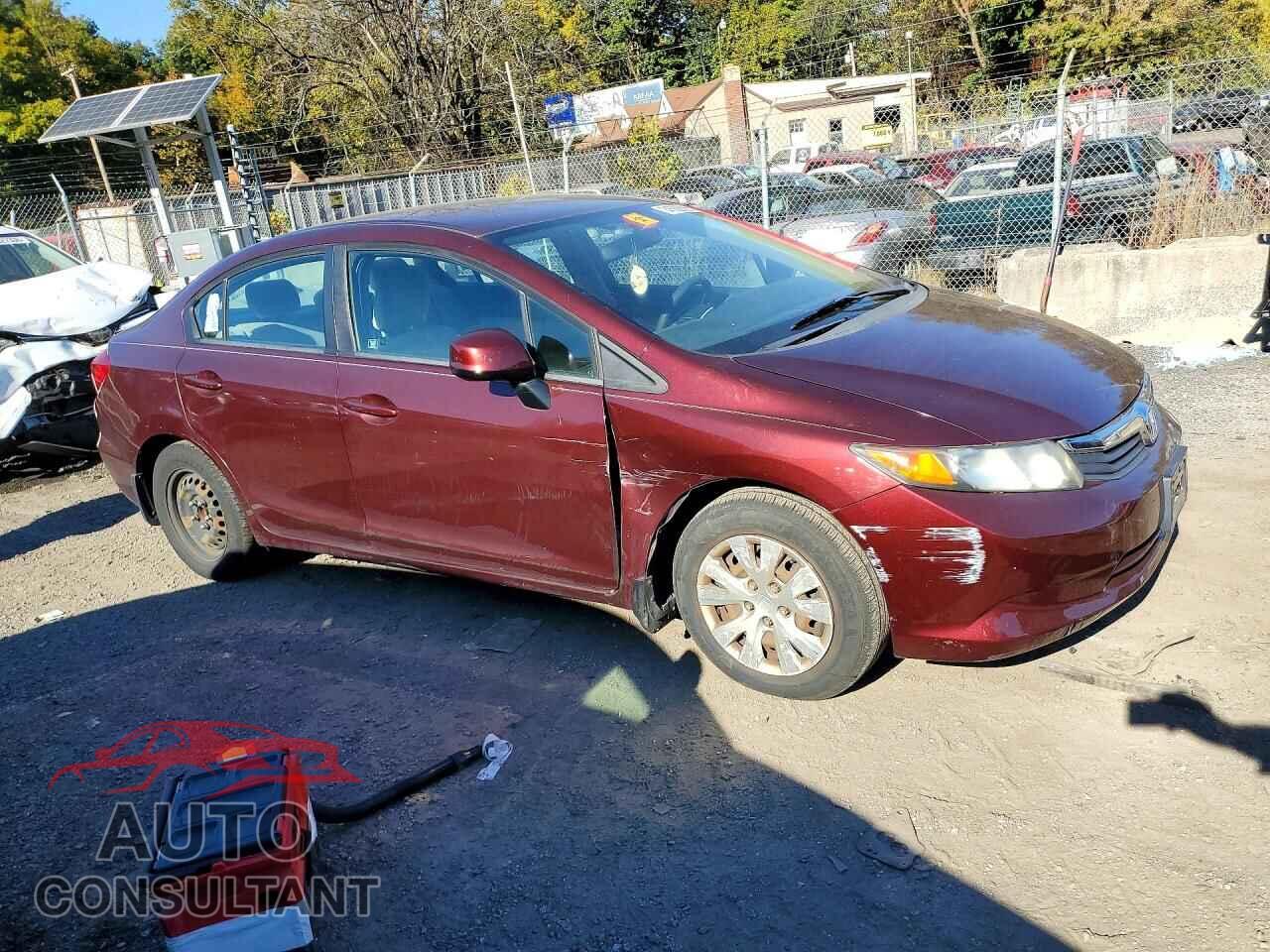 HONDA CIVIC 2012 - 19XFB2F50CE385543