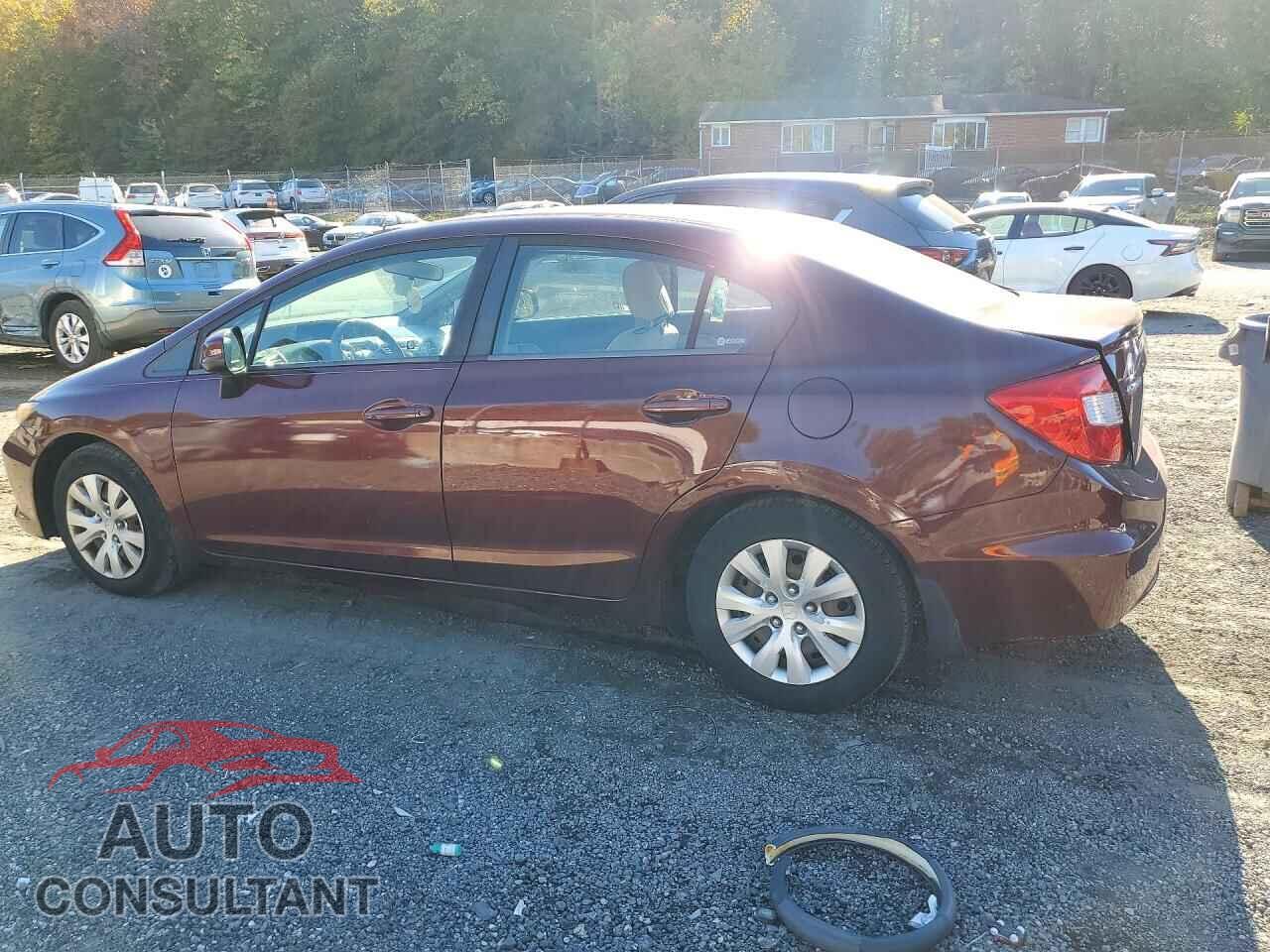 HONDA CIVIC 2012 - 19XFB2F50CE385543