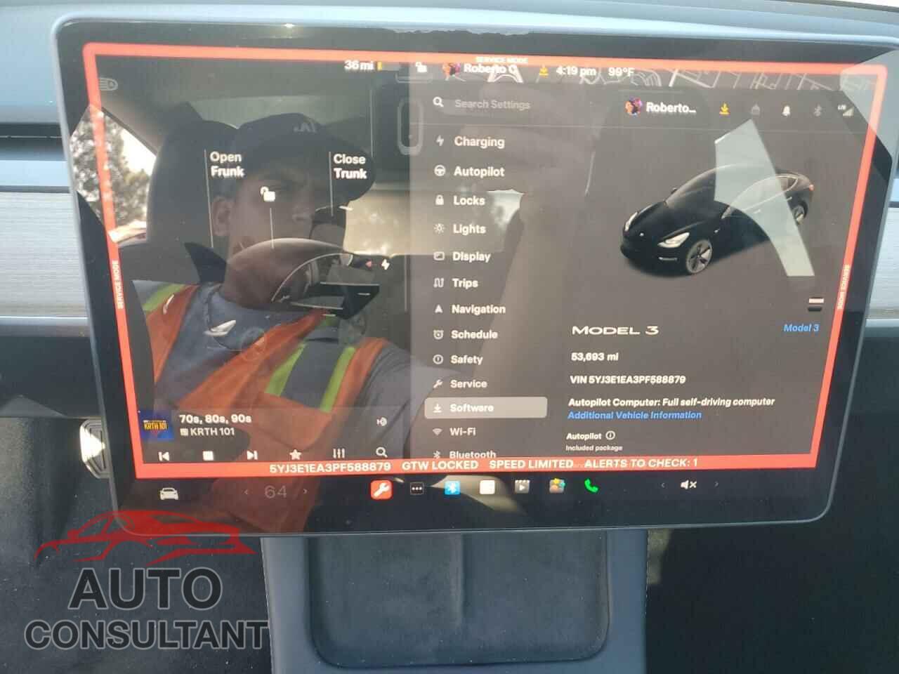 TESLA MODEL 3 2023 - 5YJ3E1EA3PF588879