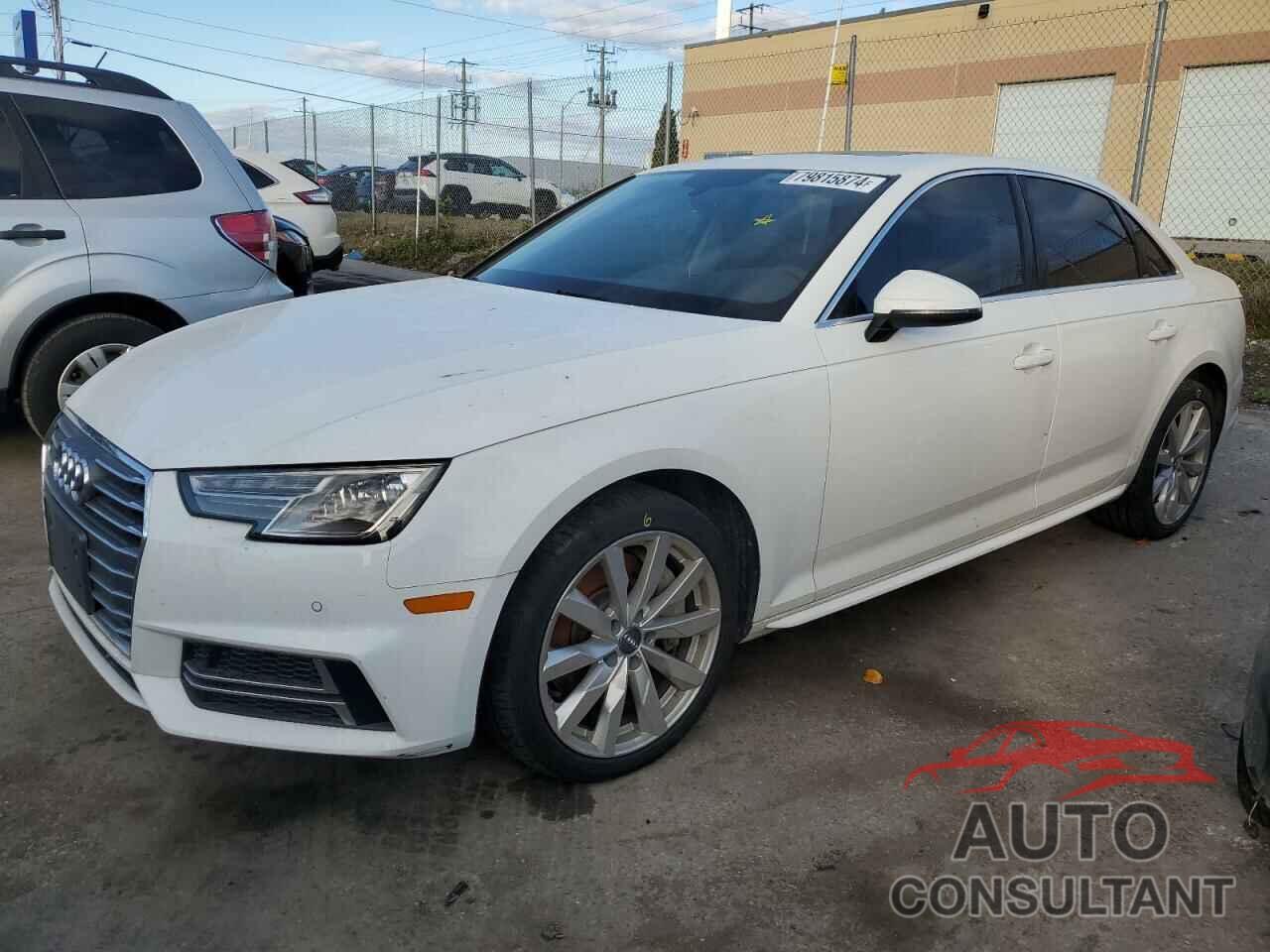 AUDI A4 2018 - WAUANAF49JA219411