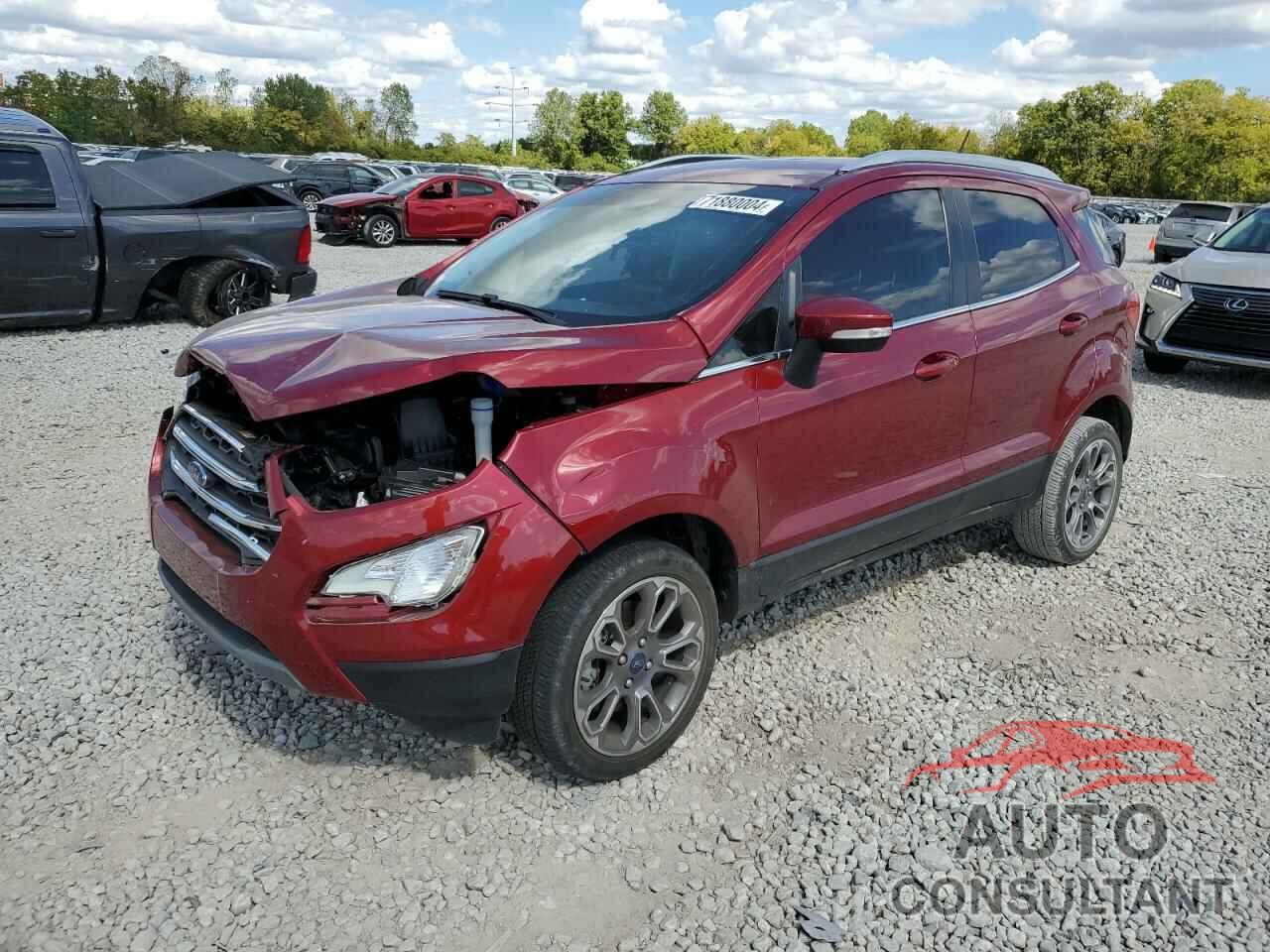 FORD ECOSPORT 2020 - MAJ6S3KL1LC332552