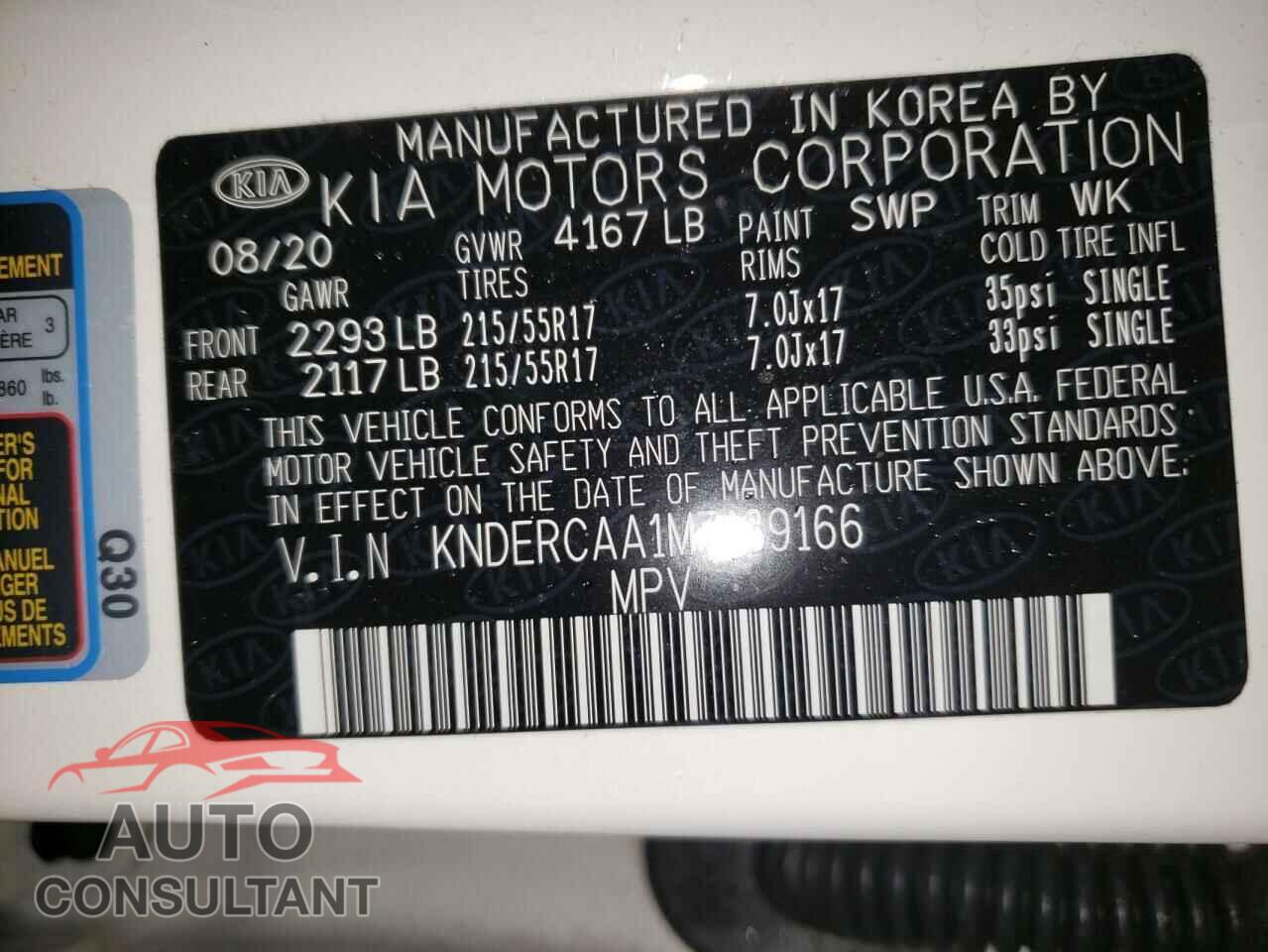 KIA SELTOS 2021 - KNDERCAA1M7139166