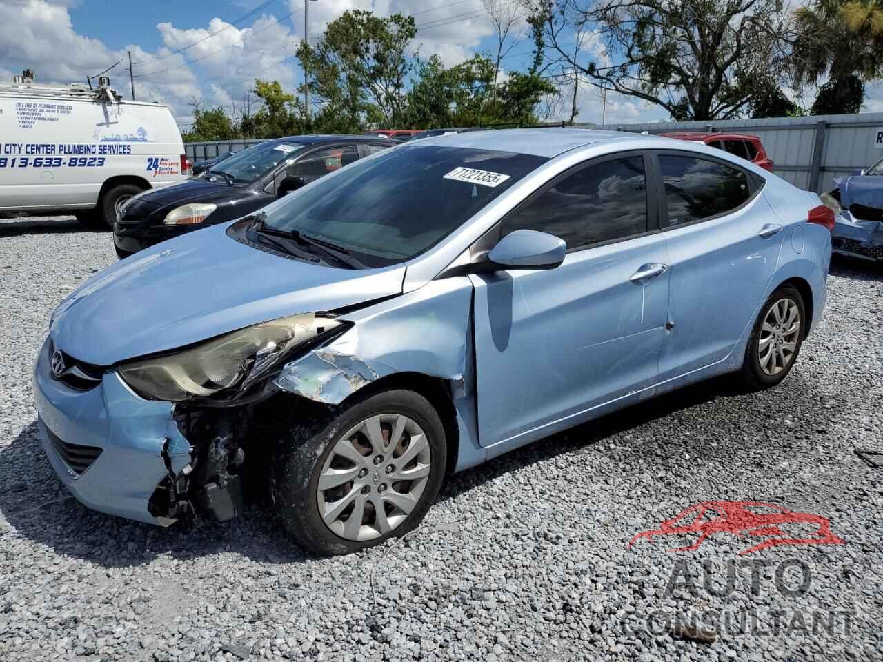 HYUNDAI ELANTRA 2012 - KMHDH4AE3CU430609