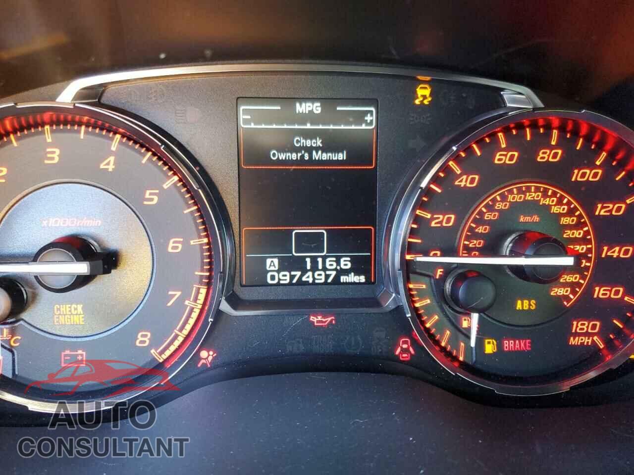 SUBARU WRX 2016 - JF1VA1B68G9822051