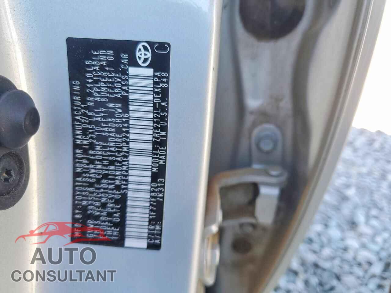 TOYOTA COROLLA 2021 - 5YFEPMAE7MP221416