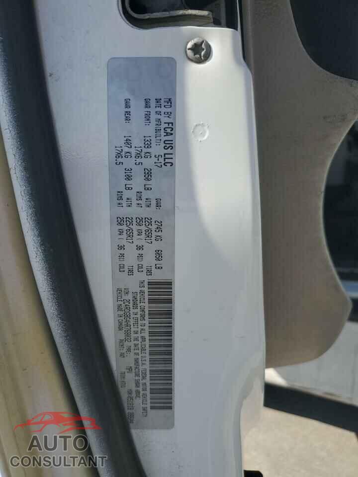 DODGE CARAVAN 2017 - 2C4RDGBG4HR768032