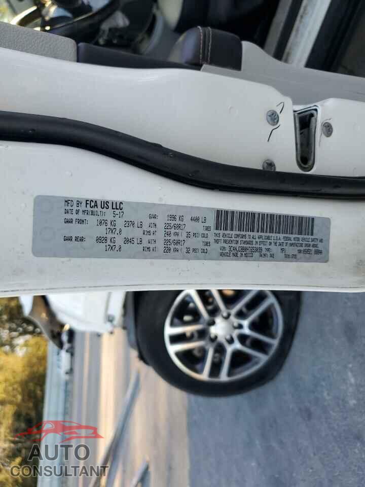 JEEP COMPASS 2017 - 3C4NJCBB0HT653039