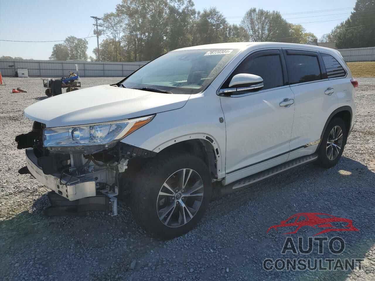 TOYOTA HIGHLANDER 2018 - 5TDZZRFH5JS246748