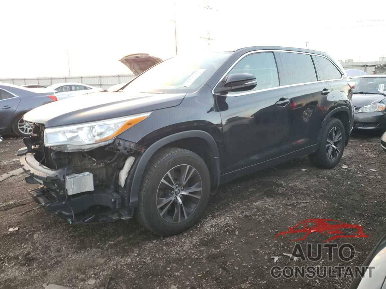 TOYOTA HIGHLANDER 2016 - 5TDJKRFH9GS235309