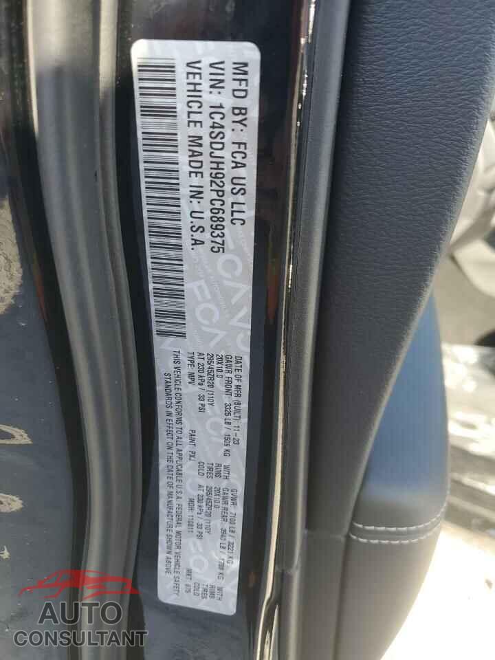 DODGE DURANGO 2023 - 1C4SDJH92PC689375