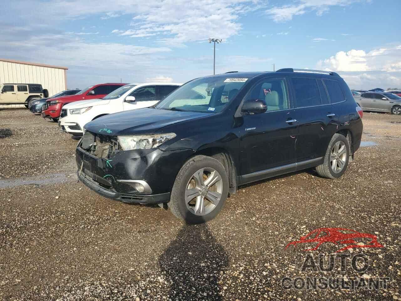 TOYOTA HIGHLANDER 2013 - 5TDYK3EH2DS129504