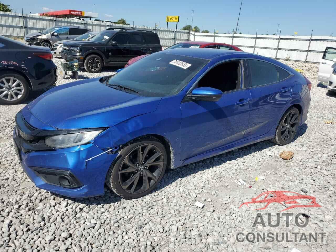 HONDA CIVIC 2019 - 2HGFC2F80KH604626