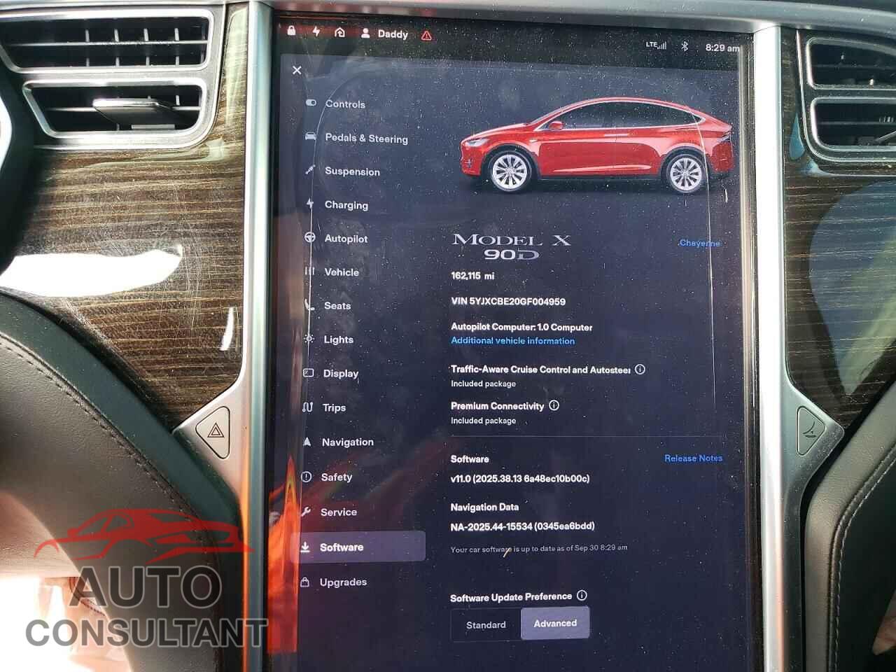 TESLA MODEL X 2016 - 5YJXCBE20GF004959
