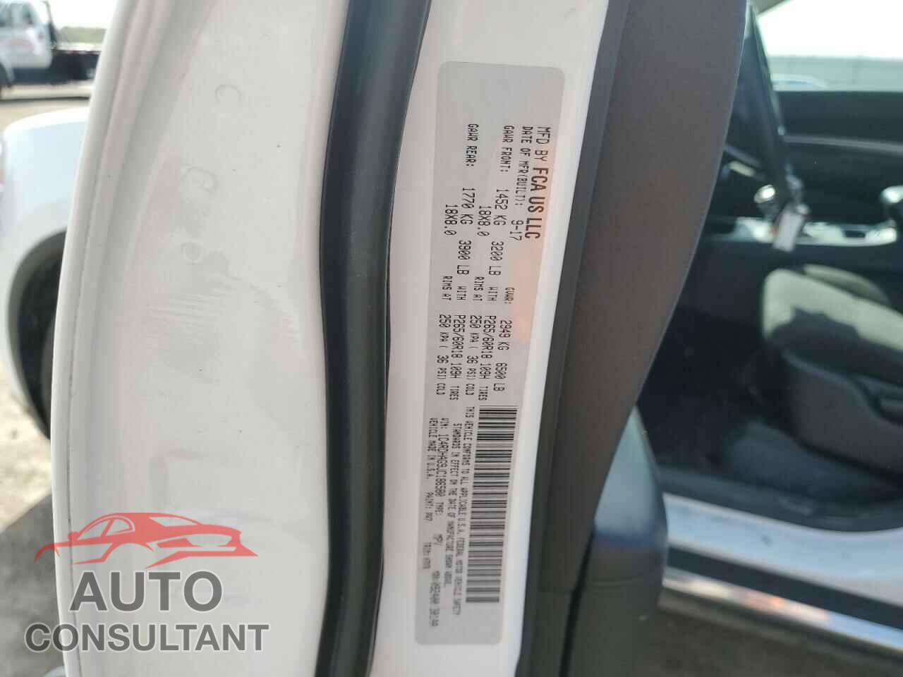 DODGE DURANGO 2018 - 1C4RDHAG9JC186580