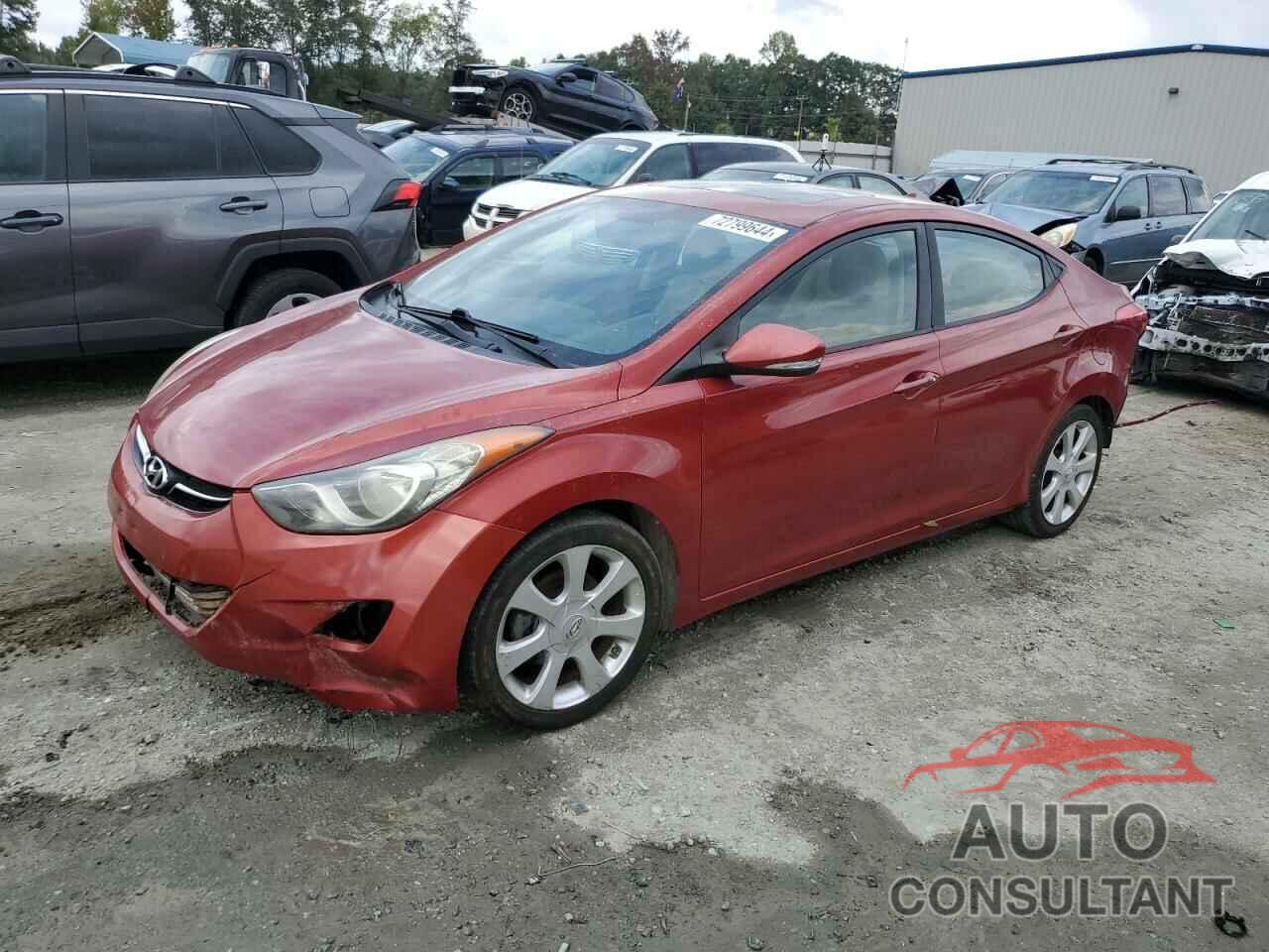 HYUNDAI ELANTRA 2012 - KMHDH4AE6DU802610