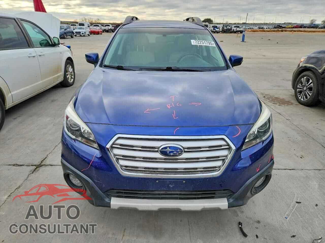 SUBARU OUTBACK 2015 - 4S4BSBLC5F3247683