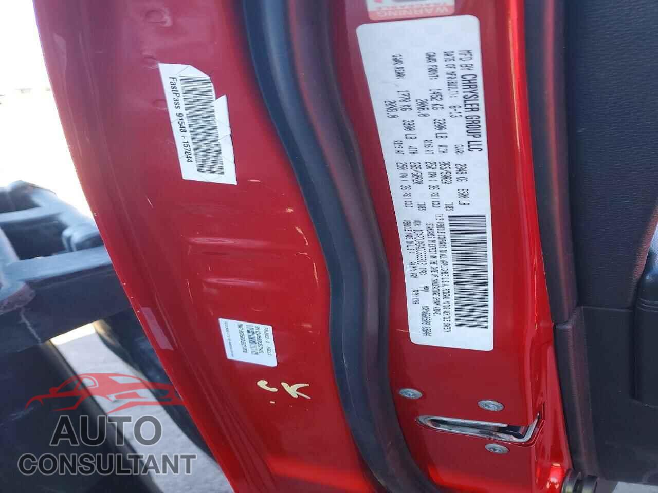 DODGE DURANGO 2013 - 1C4RDJAG4DC682818