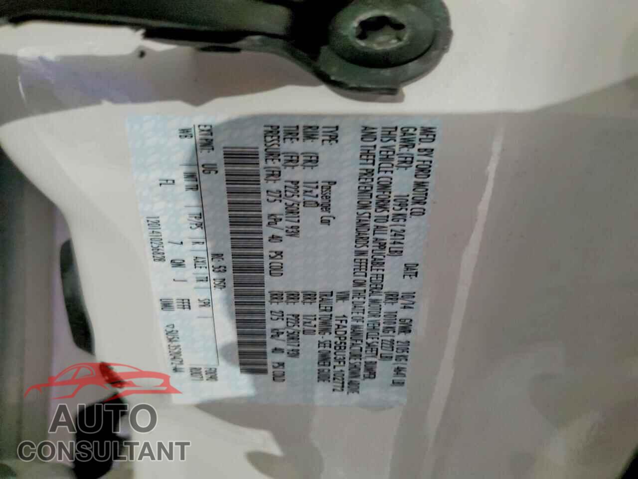 FORD CMAX 2015 - 1FADP5BU3FL102772