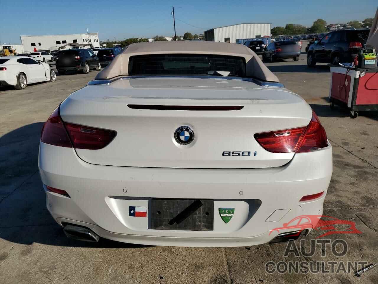 BMW 6 SERIES 2015 - WBAYP9C54FD170080
