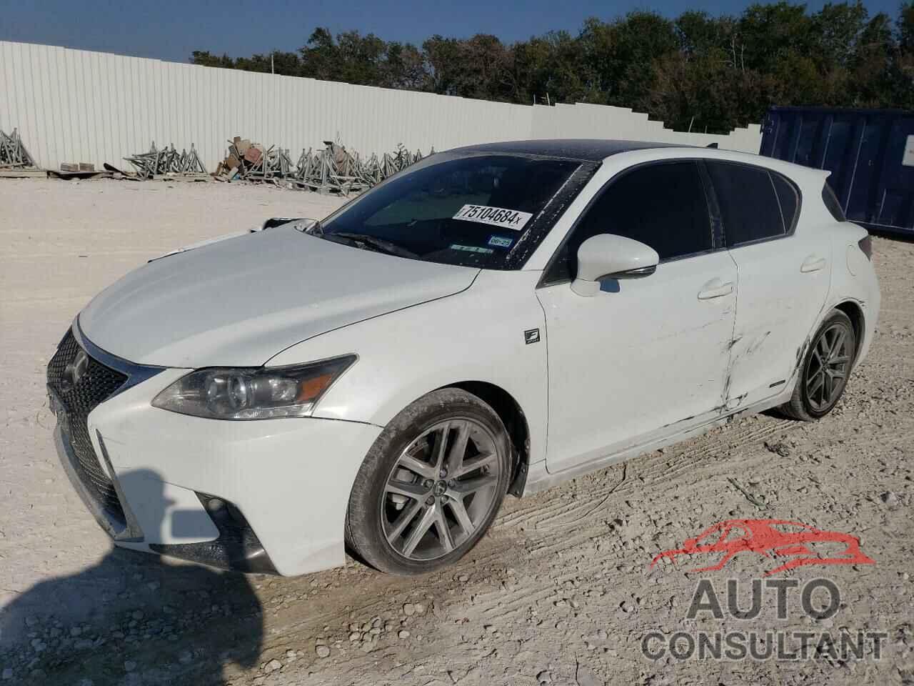 LEXUS CT 200 2016 - JTHKD5BH1G2258618