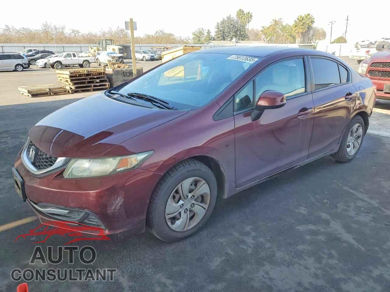 HONDA CIVIC 2013 - 19XFB2F57DE219652