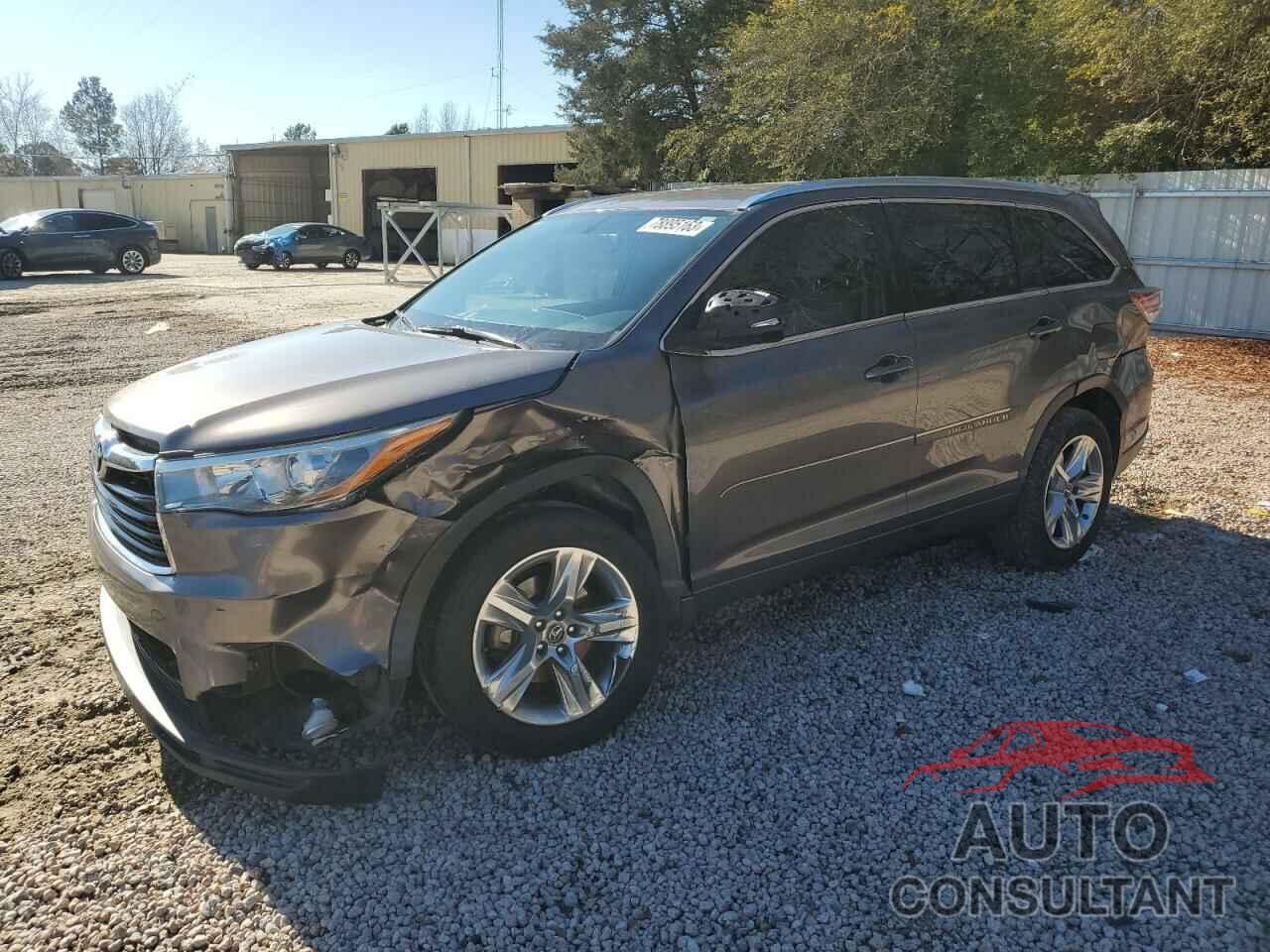 TOYOTA HIGHLANDER 2016 - 5TDKKRFH7GS144074