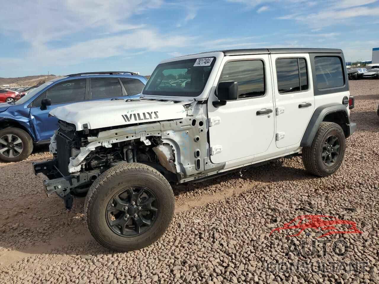 JEEP WRANGLER 2021 - 1C4HJXDM3MW755927