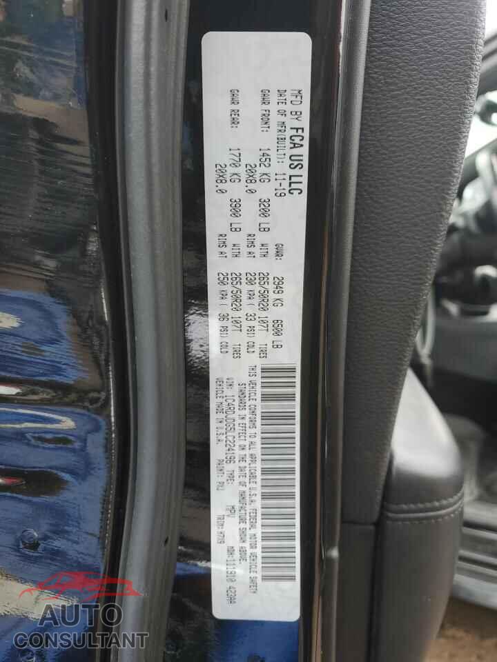 DODGE DURANGO 2020 - 1C4RDJDG5LC224196