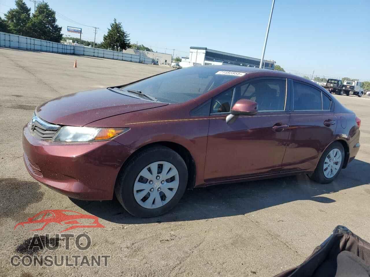 HONDA CIVIC 2012 - JHMFB2F52CS003590