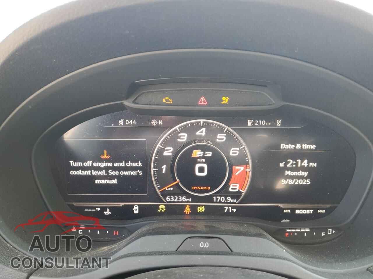 AUDI S3 2017 - WAUB1GFF8H1020199