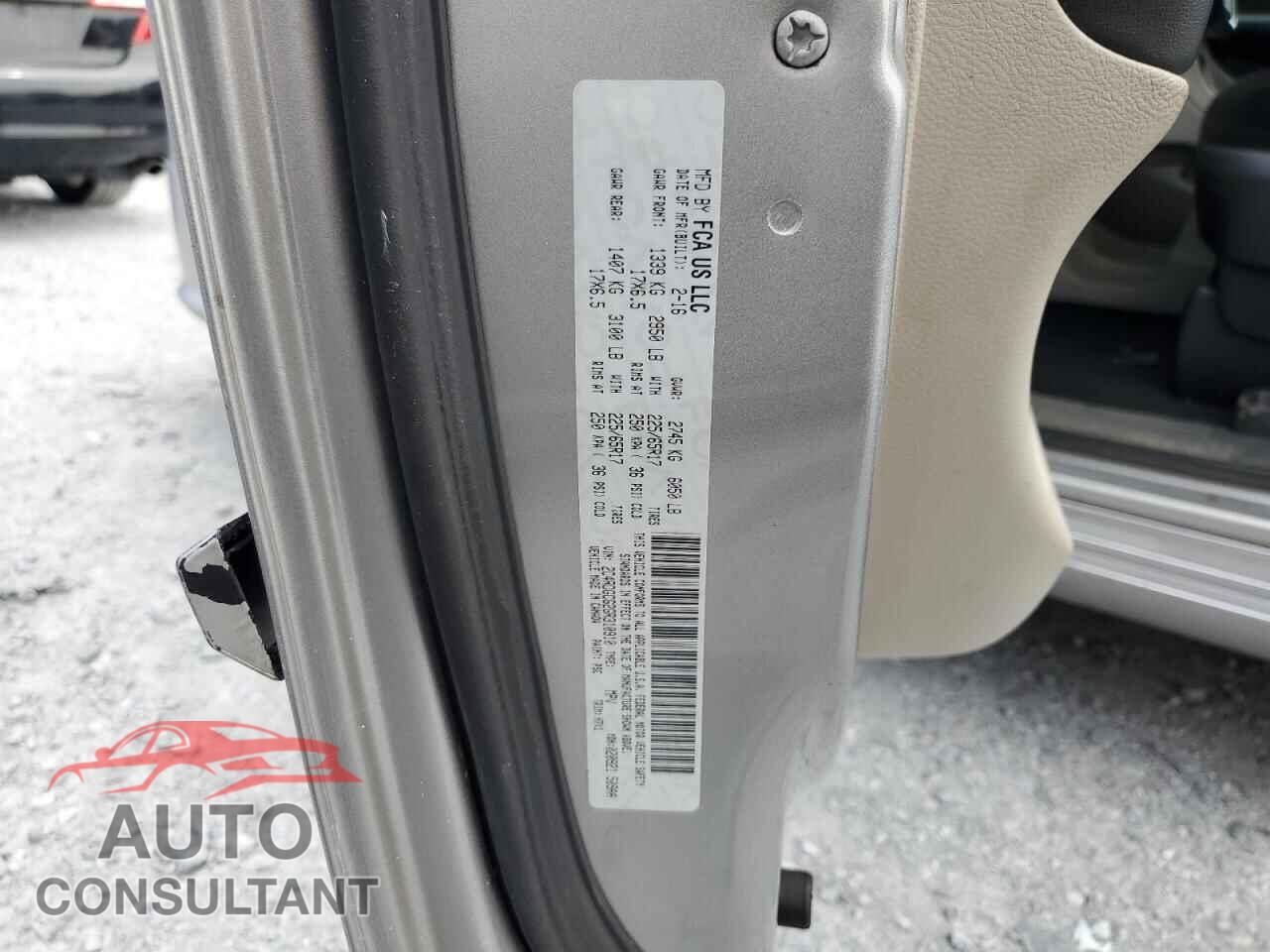 DODGE CARAVAN 2016 - 2C4RDGCG2GR310910