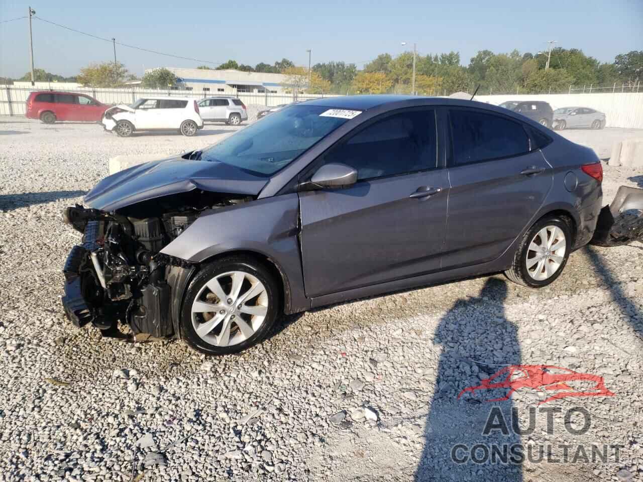 HYUNDAI ACCENT 2014 - KMHCU4AE7EU594939