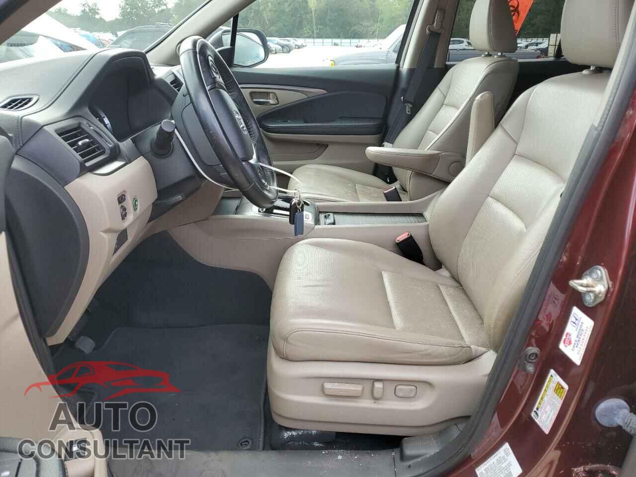 HONDA RIDGELINE 2017 - 5FPYK2F50HB005182