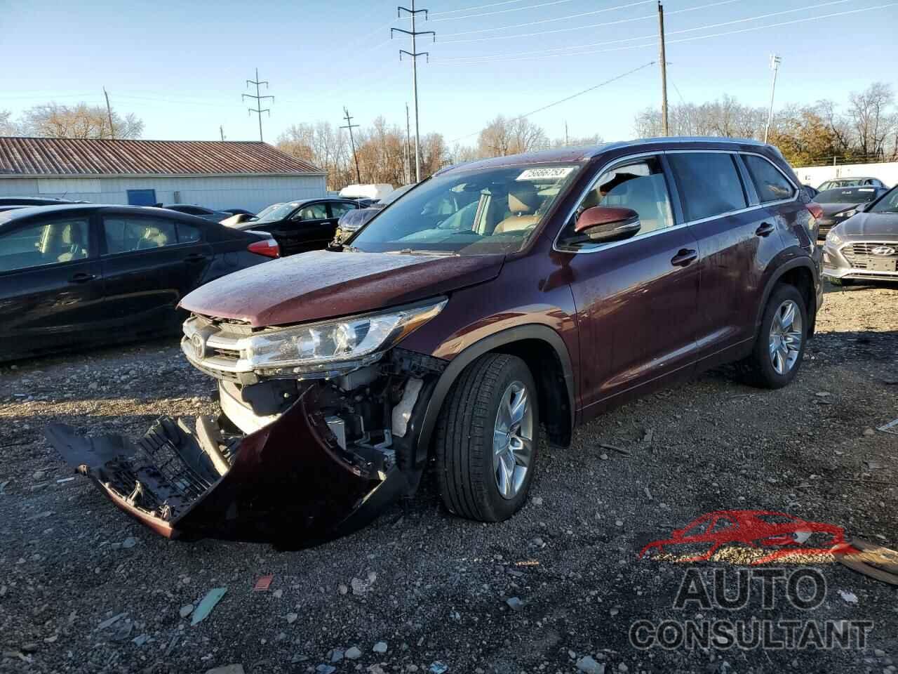 TOYOTA HIGHLANDER 2019 - 5TDDZRFH6KS733176