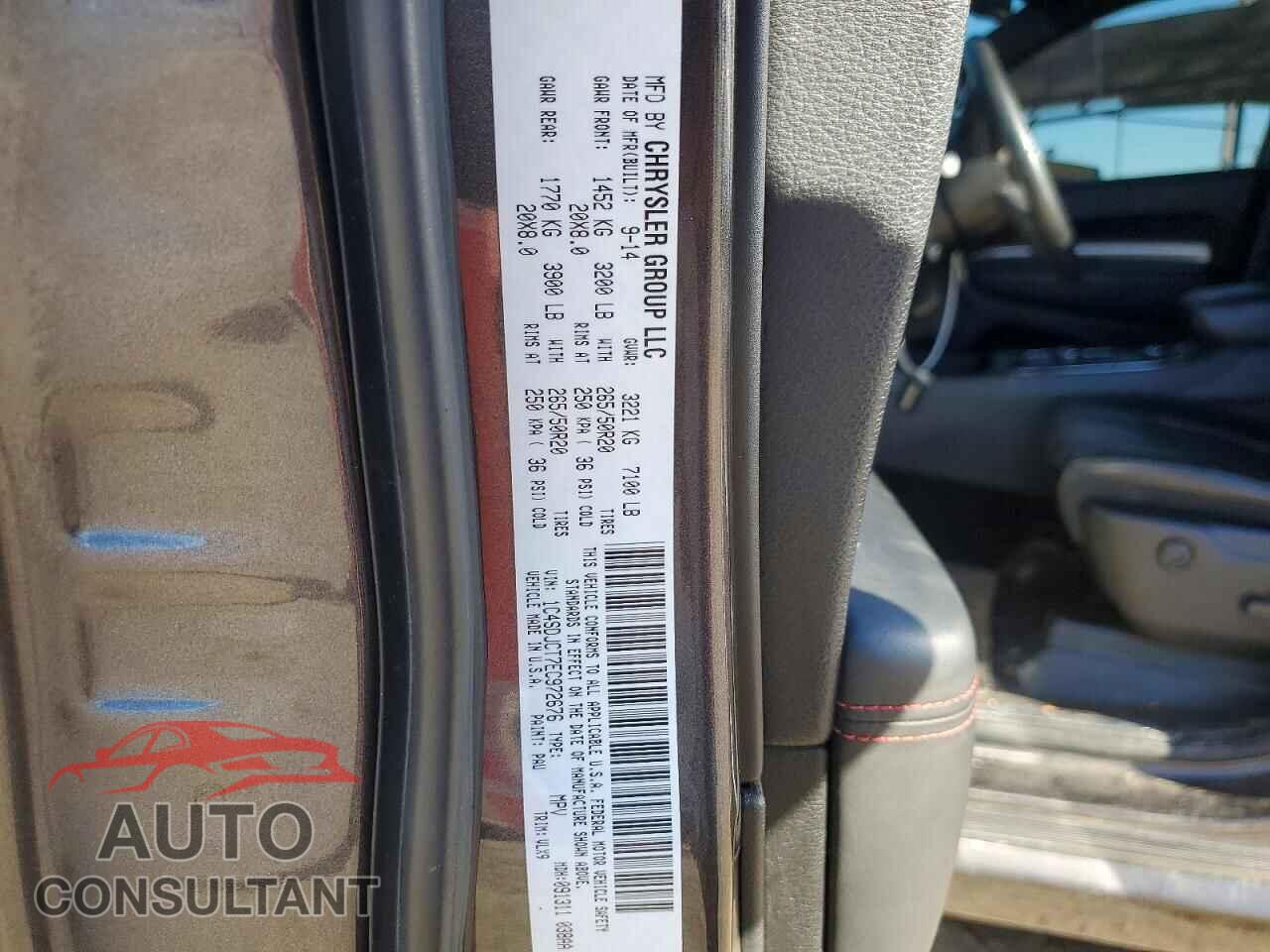 DODGE DURANGO 2014 - 1C4SDJCT7EC972676