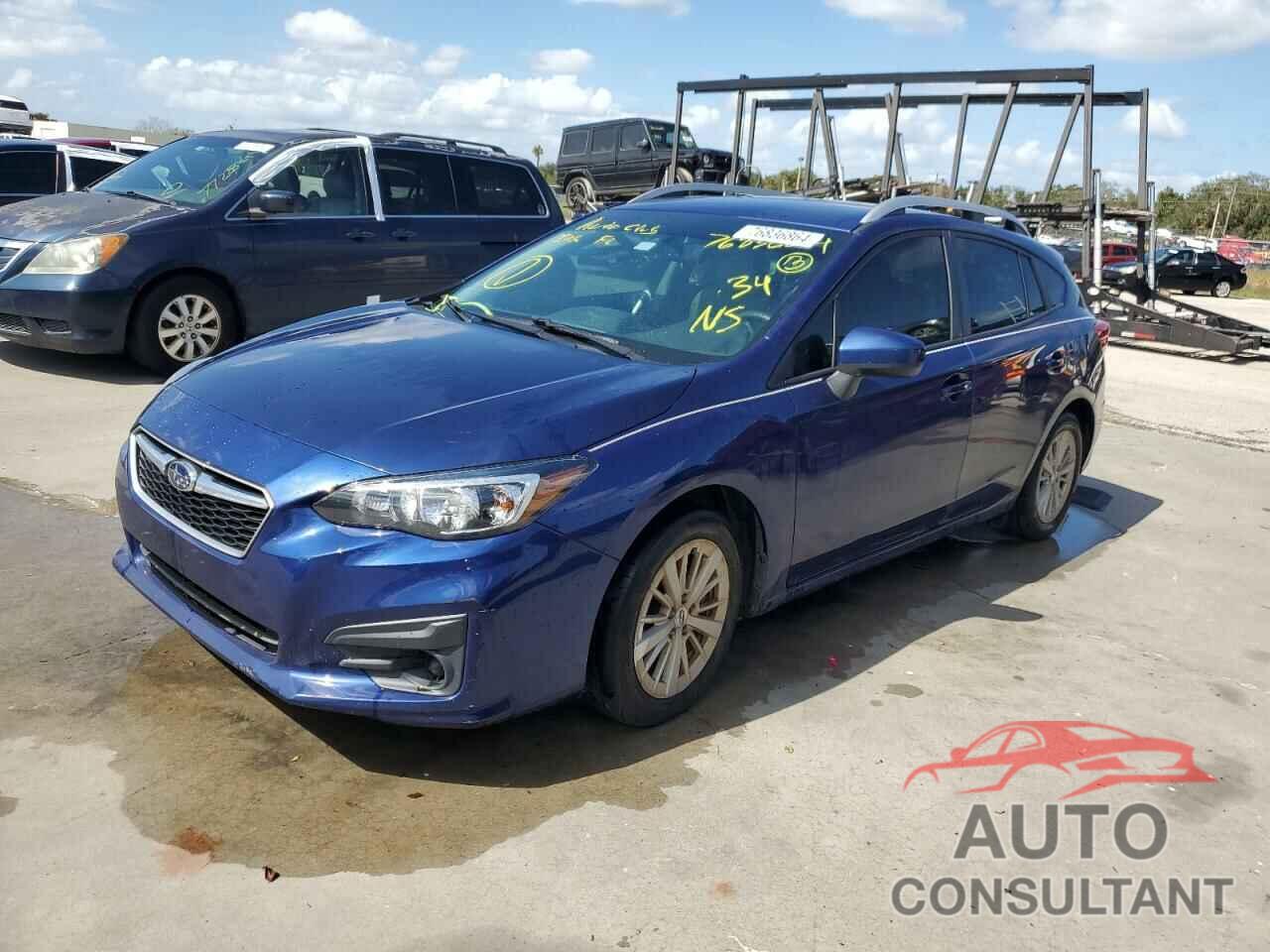 SUBARU IMPREZA 2018 - 4S3GTAB66J3733909