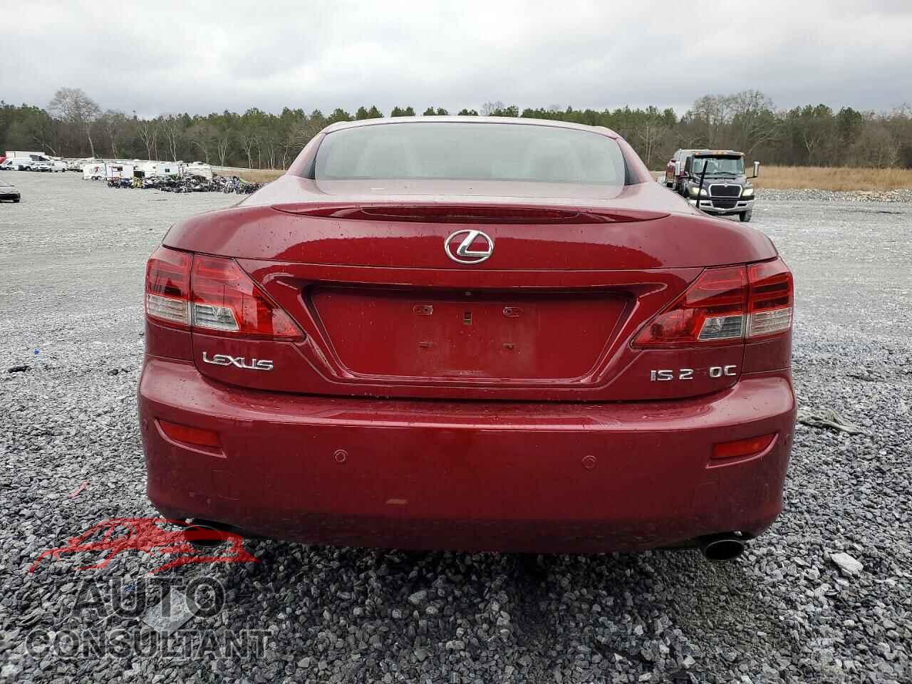 LEXUS IS 2010 - JTHFF2C21A2508094