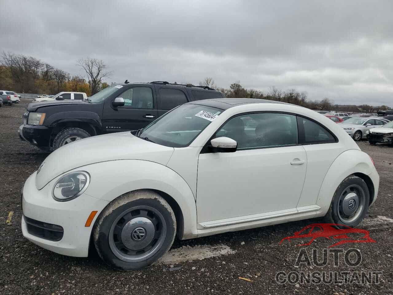 VOLKSWAGEN BEETLE 2013 - 3VWJX7AT7DM614139