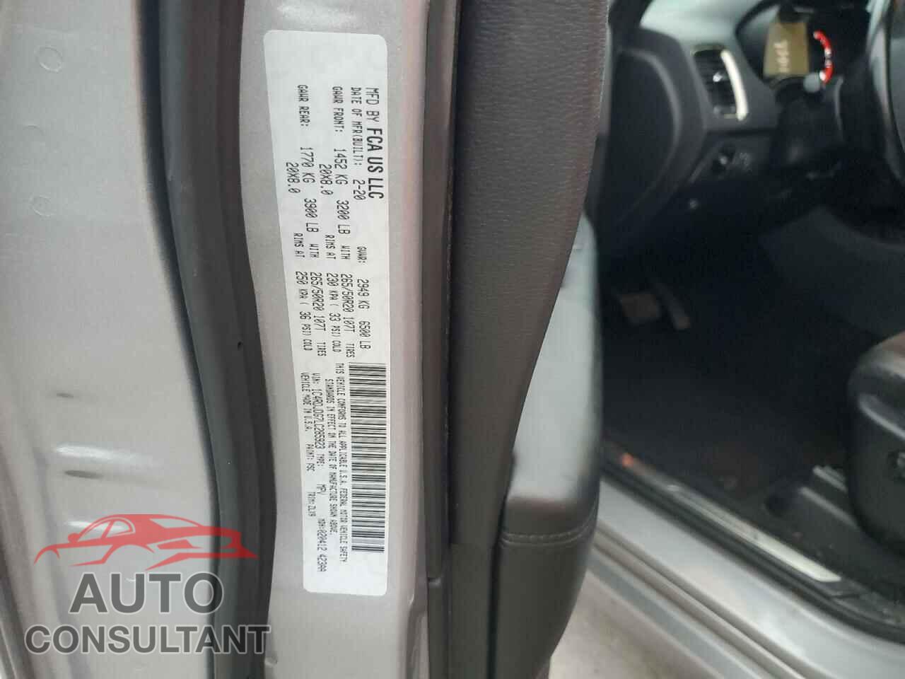 DODGE DURANGO 2020 - 1C4RDJDG7LC285923