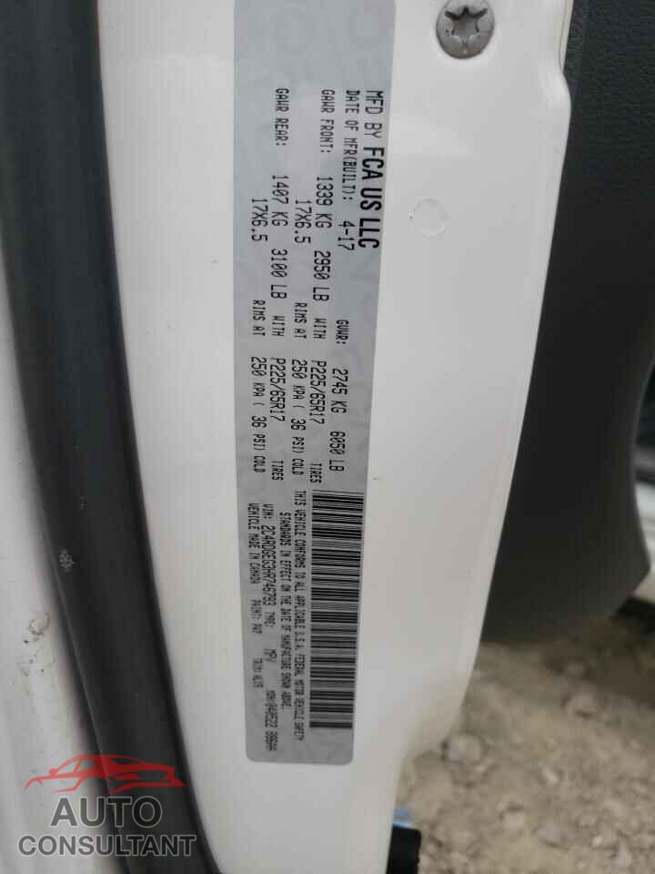 DODGE CARAVAN 2017 - 2C4RDGEG3HR746793