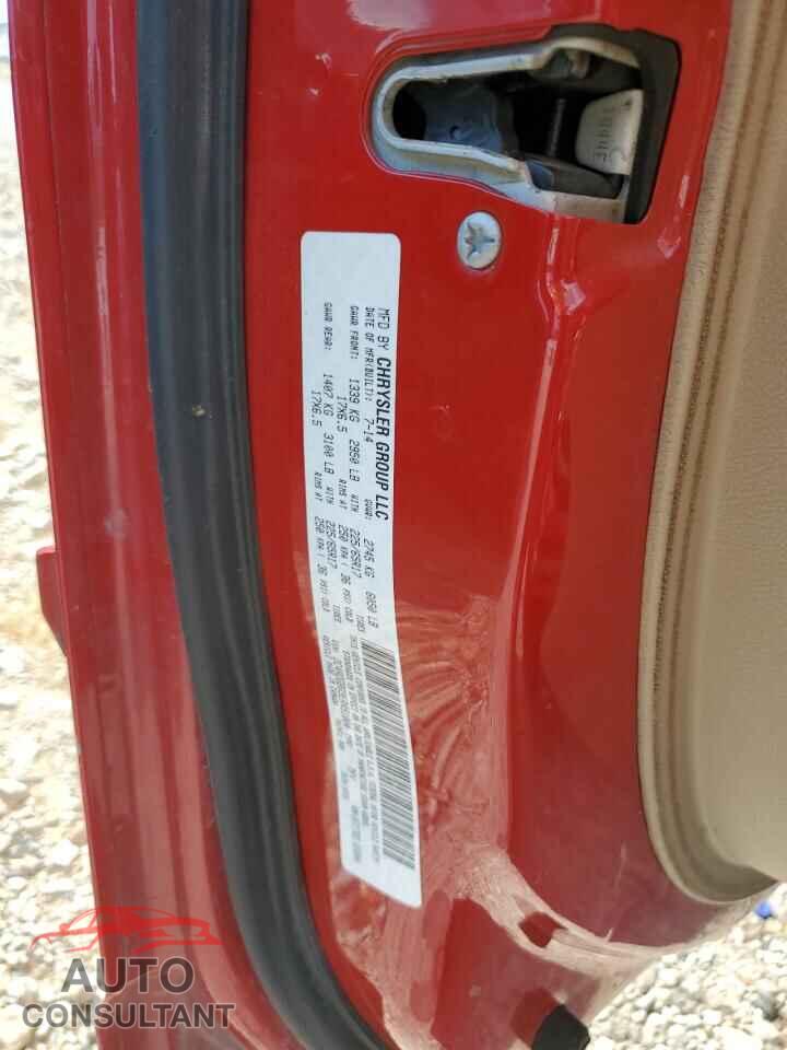 DODGE CARAVAN 2014 - 2C4RDGBG9ER451004