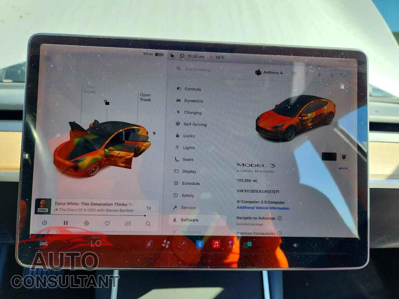 TESLA MODEL 3 2018 - 5YJ3E1EA3JF017271