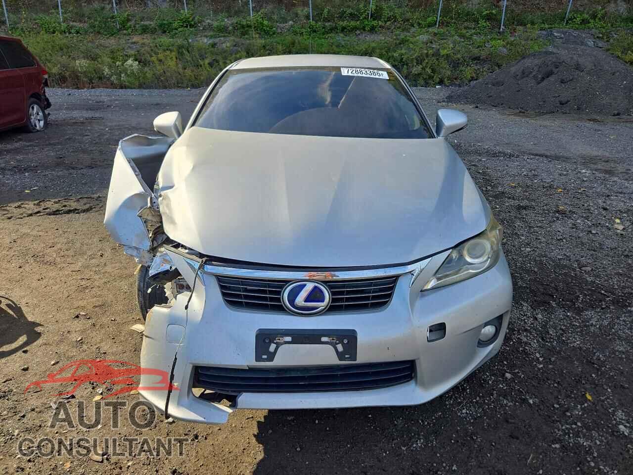 LEXUS CT 200 2012 - JTHKD5BH0C2067654