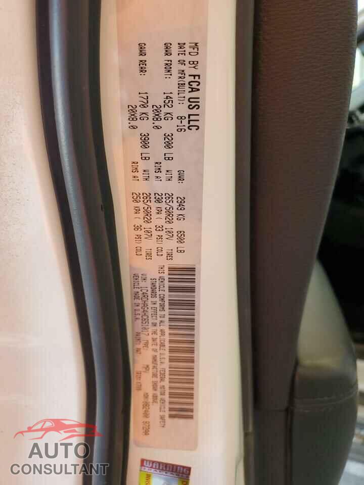 DODGE DURANGO 2017 - 1C4RDHAG4HC651017