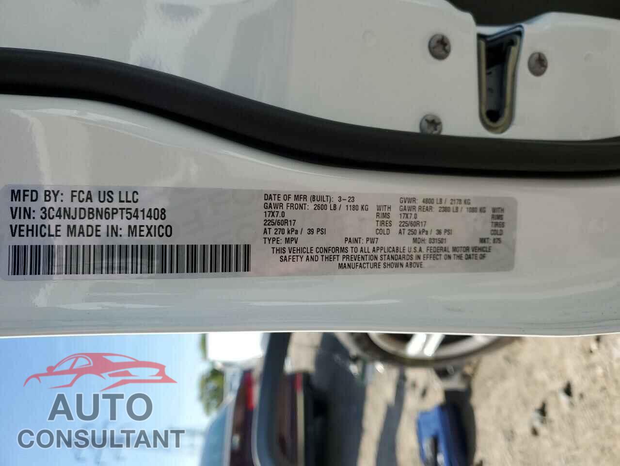 JEEP COMPASS 2023 - 3C4NJDBN6PT541408