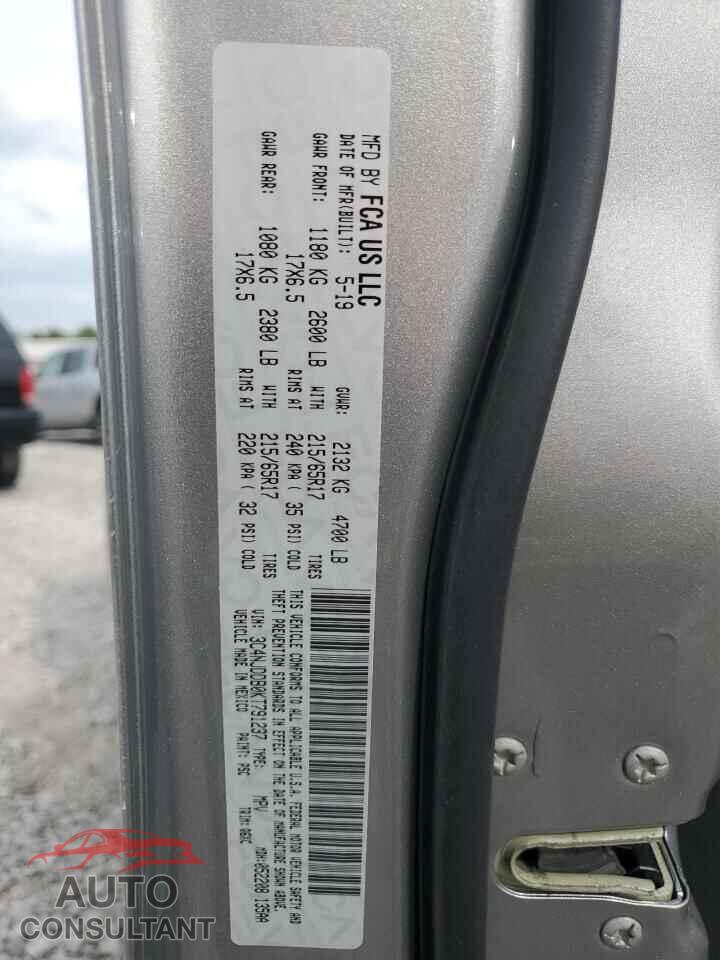 JEEP COMPASS 2019 - 3C4NJDDB0KT791237